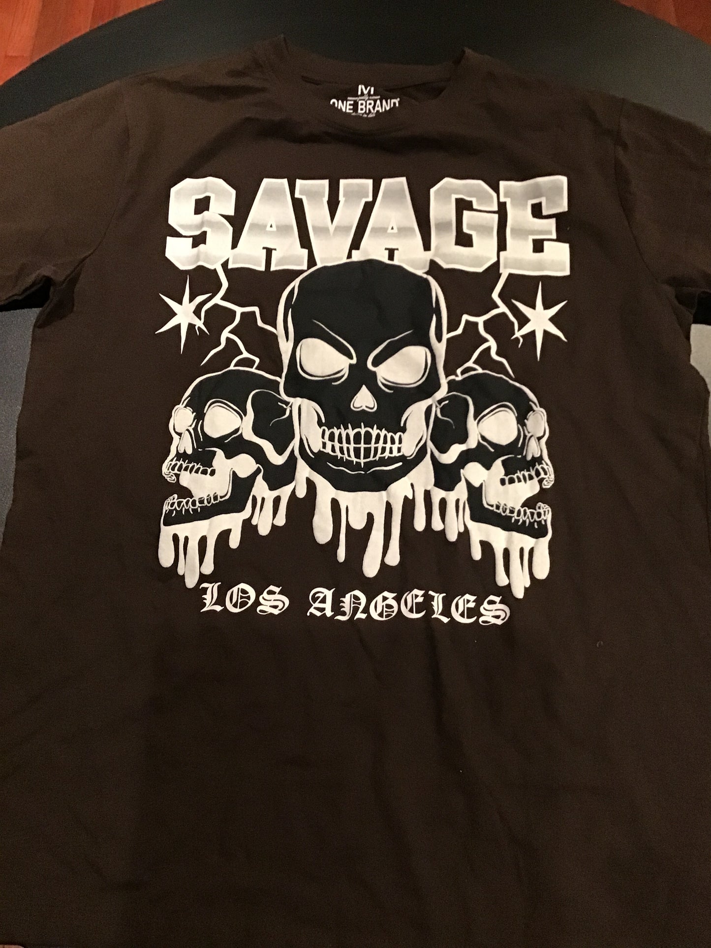 Brown skull LA-men’s -size medium