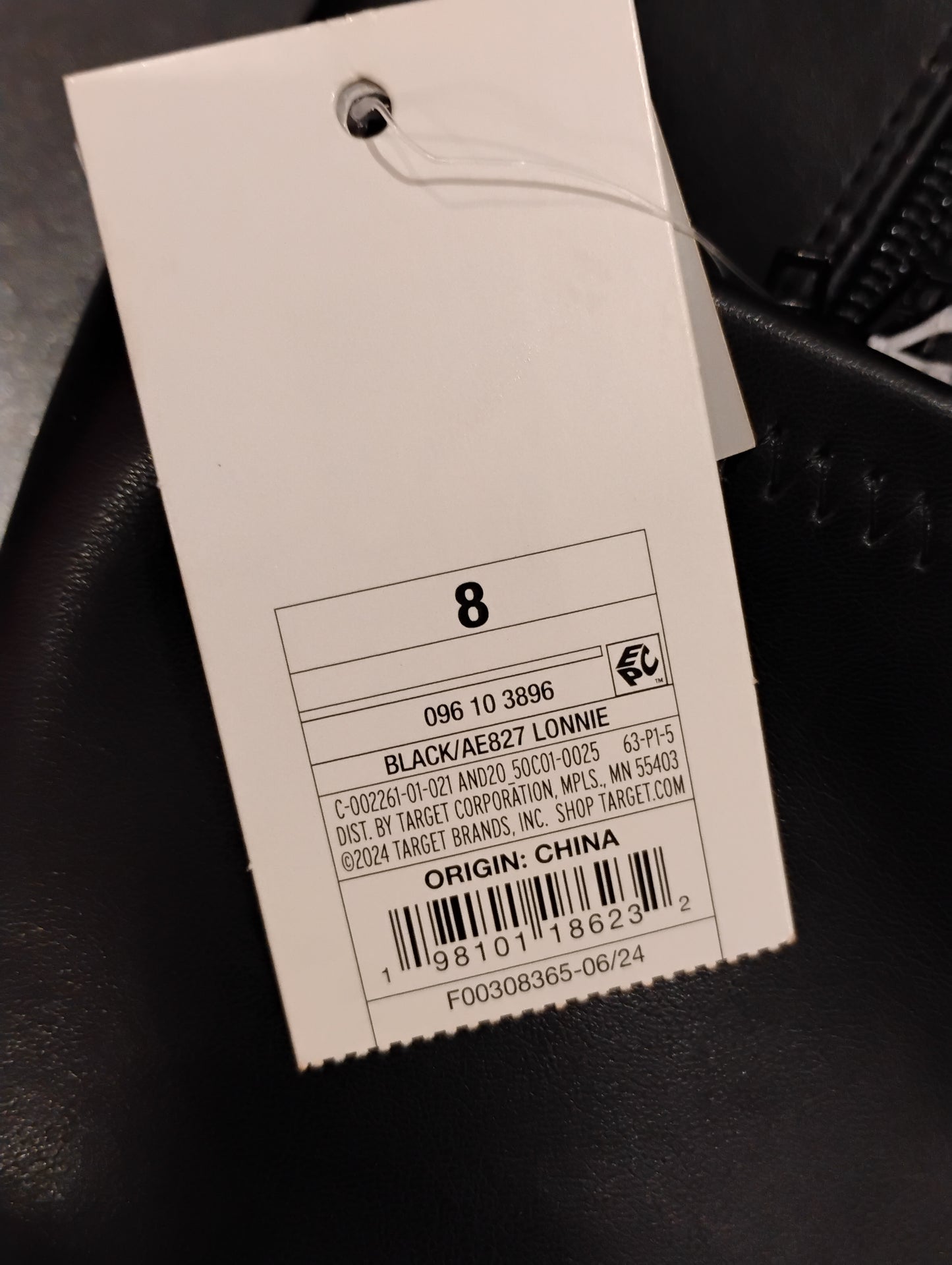 Black women's booties (size 8) (a new day)