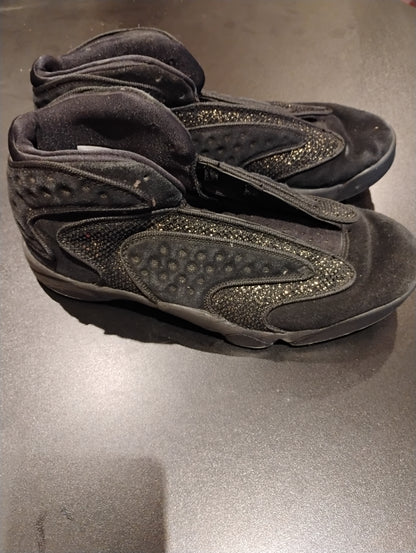 Black and gold Jordans (size 12) women